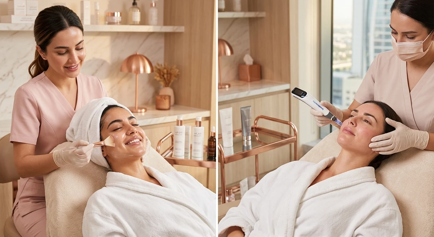 Chemical Peel vs Microneedling Dubai: 2026 Comparison Guide
