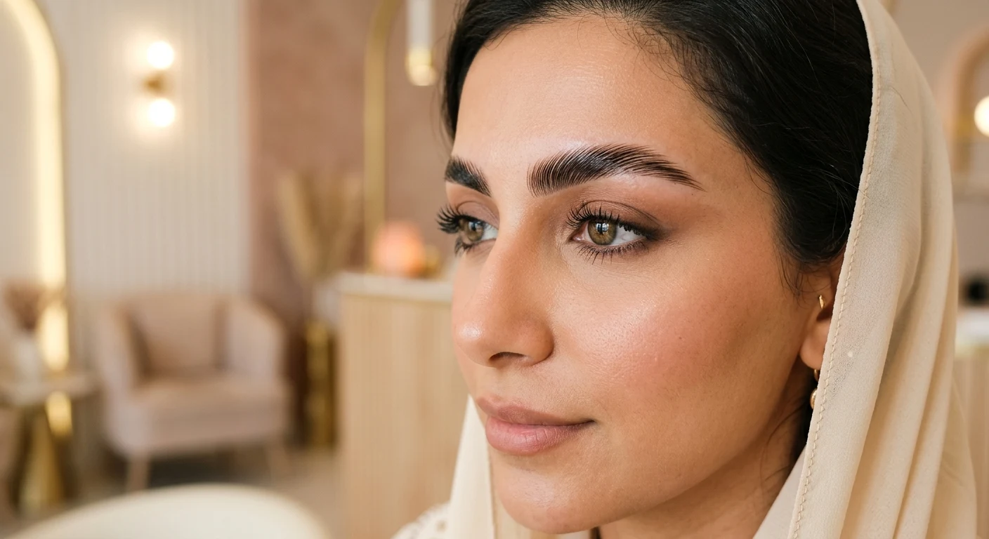 Eyebrow Lamination Dubai feathered brows guide