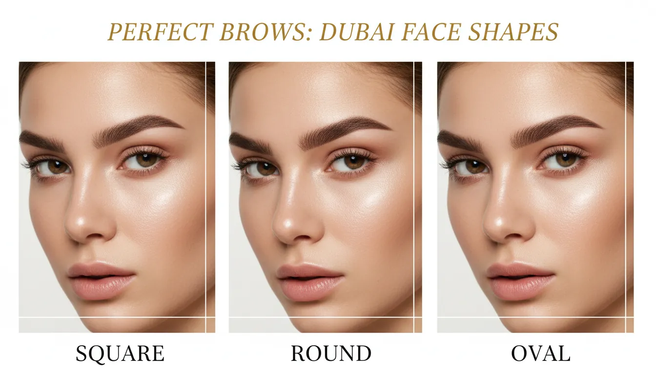 Eyebrow Shapes for Different Face Shapes
