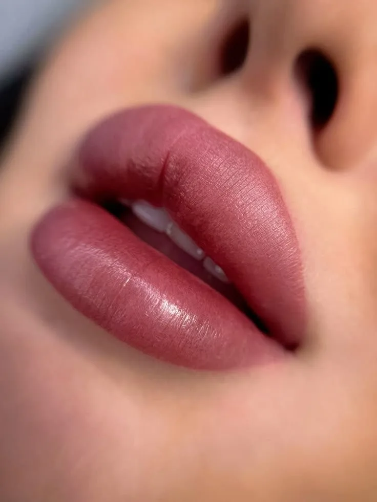 Classic Lip Blush tattoo Dubai — soft natural flush